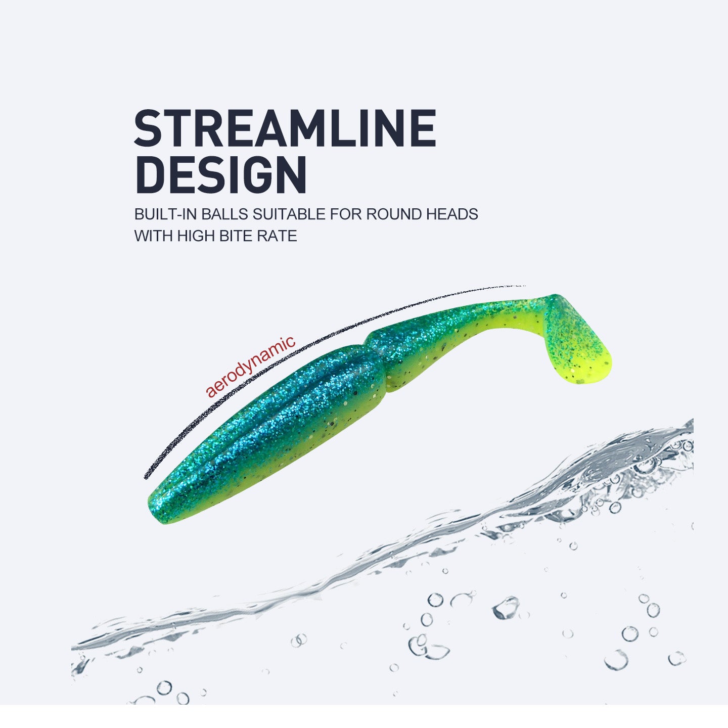 Fishing lure Easy Shiner 100mm 12pcs swimbait plastic lure for fishing