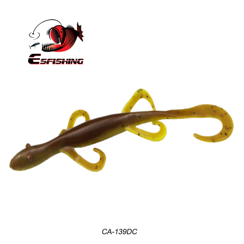 Lizard Lure 140mm 10pcs for fishing vivid swimming for zander pike