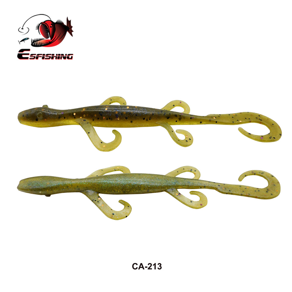Lizard Lure 140mm 10pcs for fishing vivid swimming for zander pike