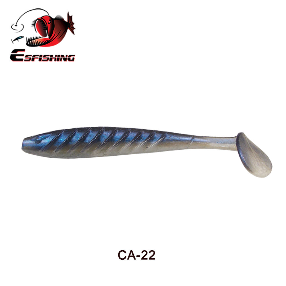 Soft fishing lure Ripple Shad 125mm for pike perch fishing 12PCS