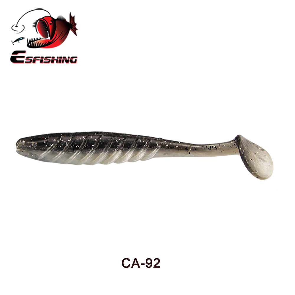 Soft fishing lure Ripple Shad 125mm for pike perch fishing 12PCS